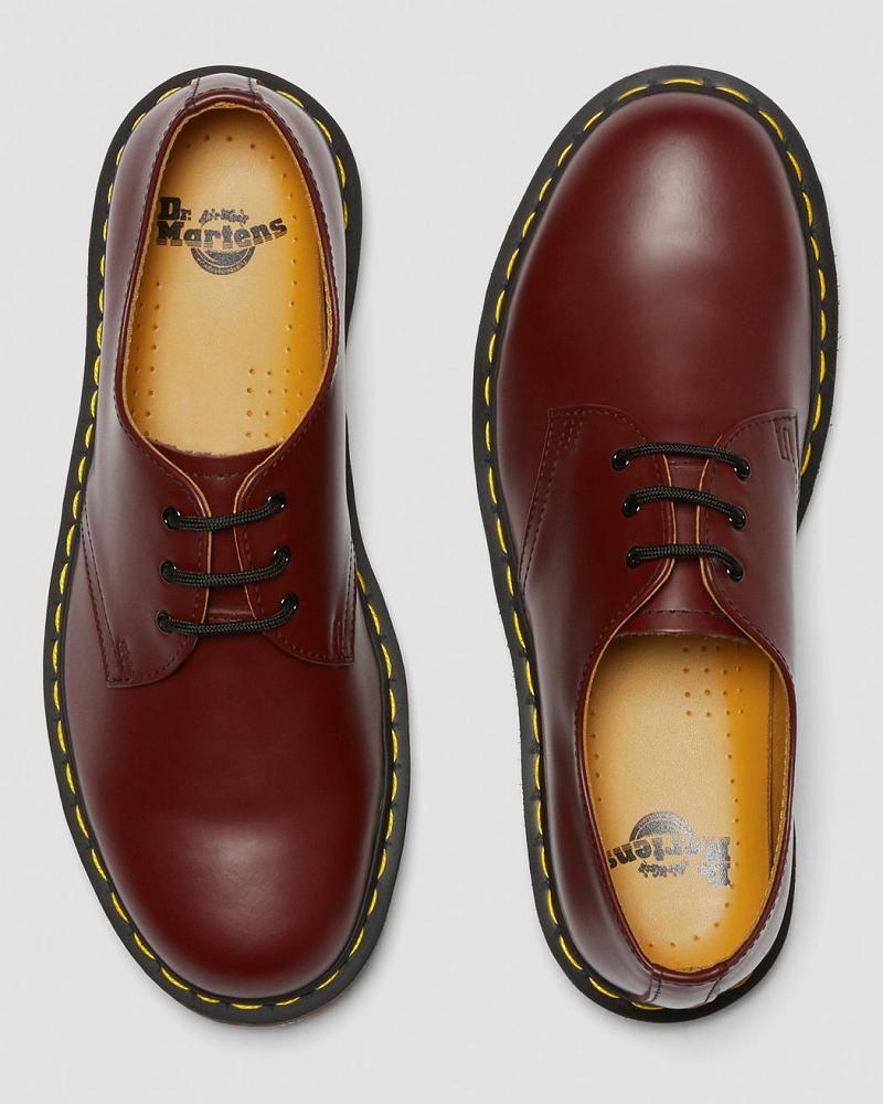 Zapatos Oxford Dr Martens 1461 Smooth Cuero Mujer Rosas Rojos | MX 424TCE